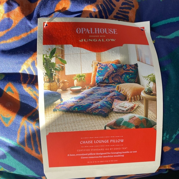 Opalhouse Bedding Nwt Opalhouse Chaise Lounge Pillow Navy Blue